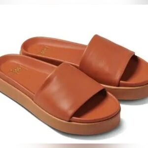 🤎🔹️BEEK 🔹️Women's Chick Platorm Tan Slide Sandals